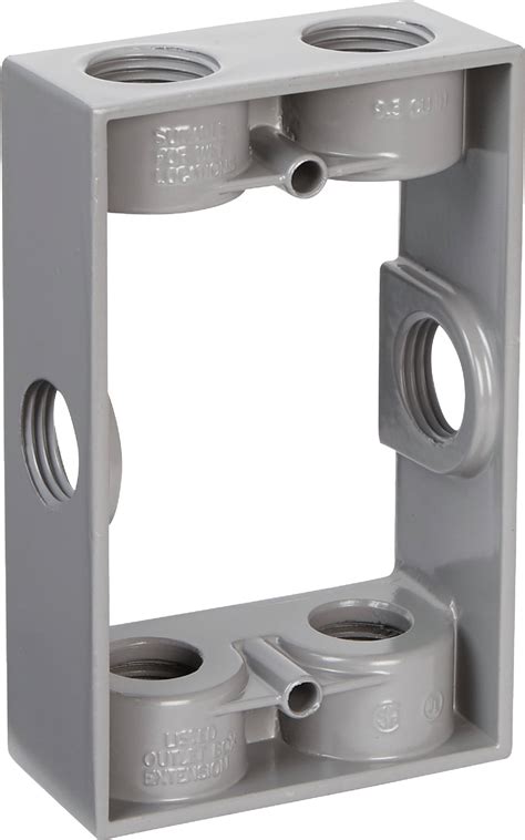 bell weatherproof electrical box|electrical bell box extension deep.